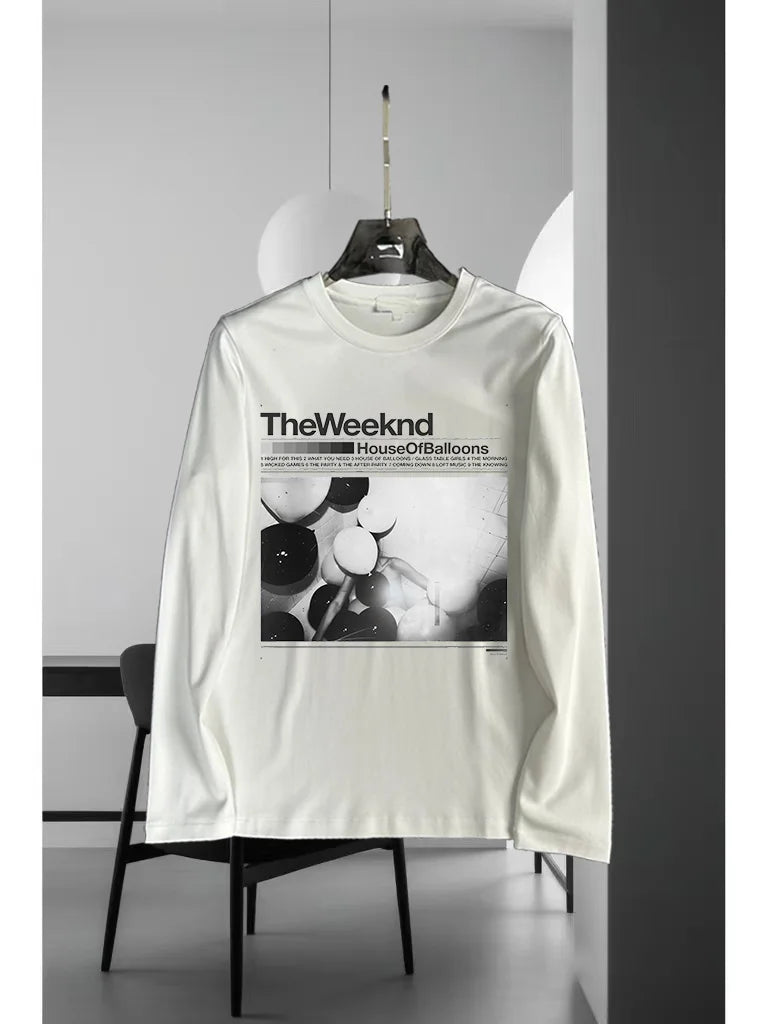 American Trendy Fashion Long-Sleeve T-shirt