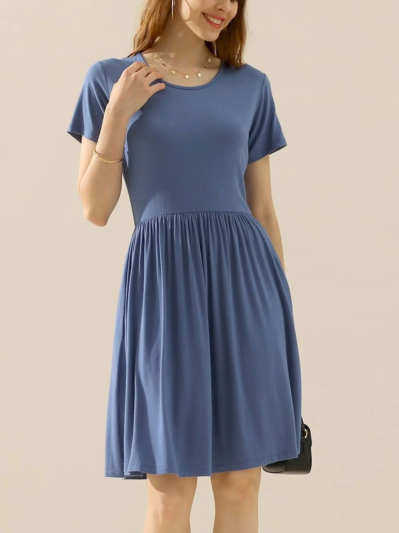 Women's Casual Dress With Pockets