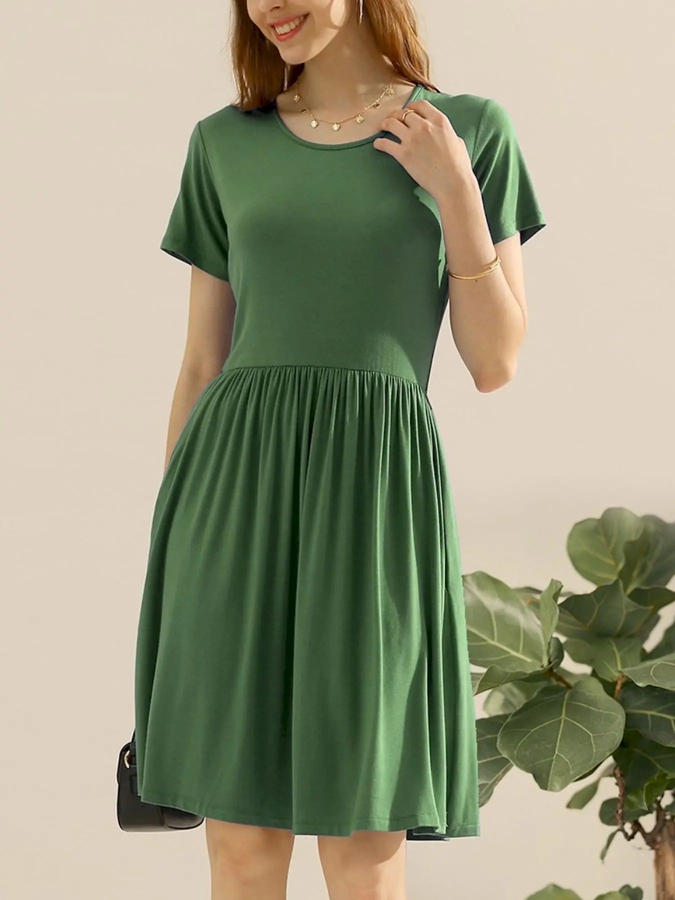 Women's Casual Dress With Pockets