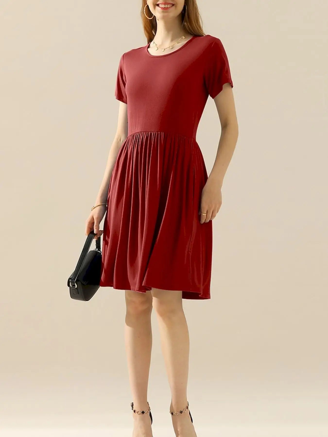 Women's Casual Dress With Pockets