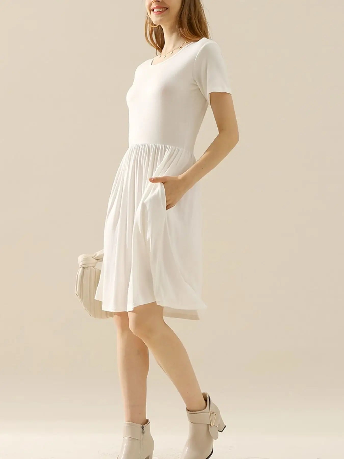 Women's Casual Dress With Pockets