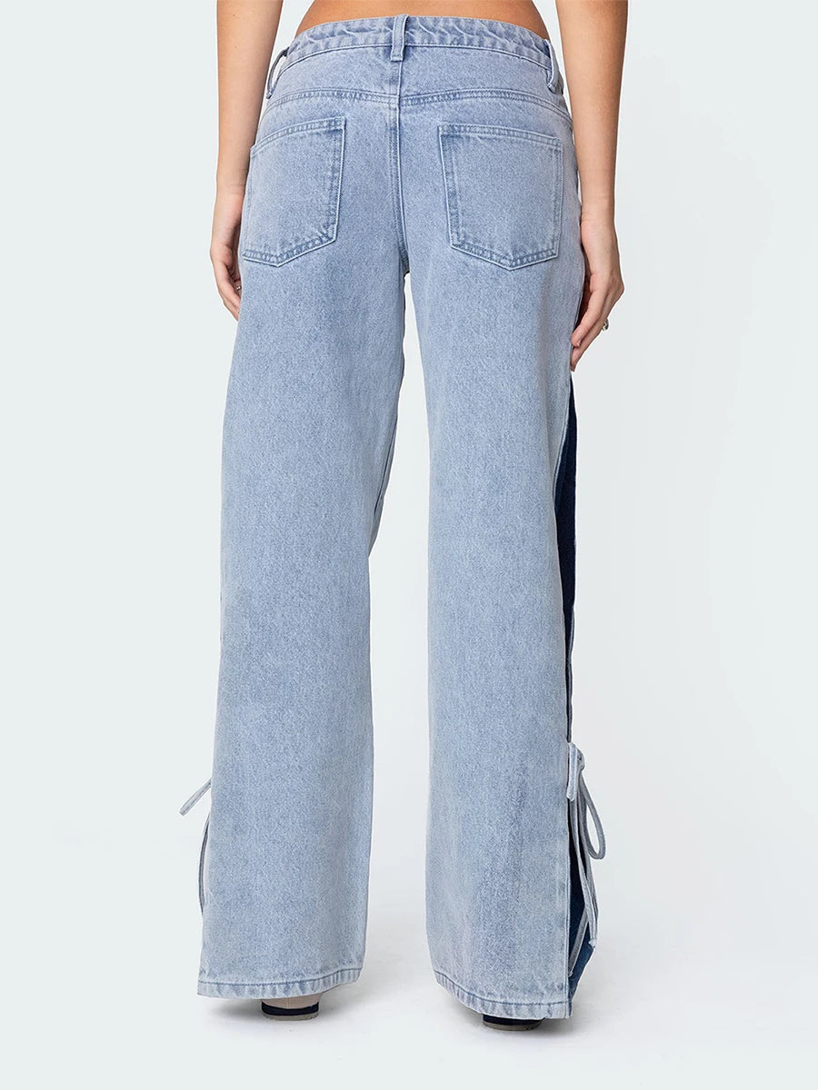 Womens Oversized Denim Pants