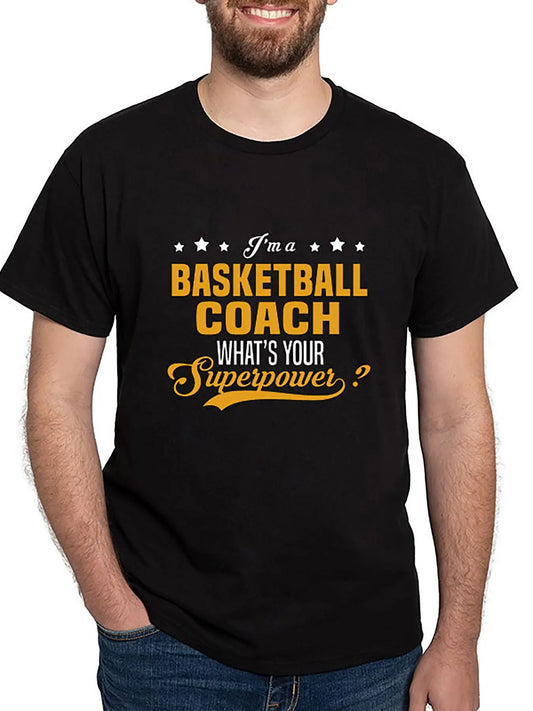 Basketball Coach Graphic T-shirt