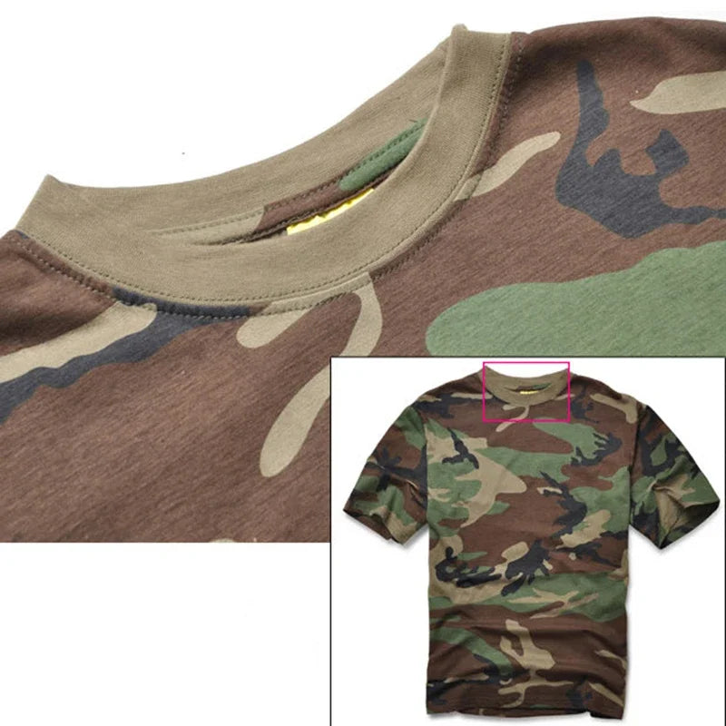 Mens Camouflage Hunting T-Shirt