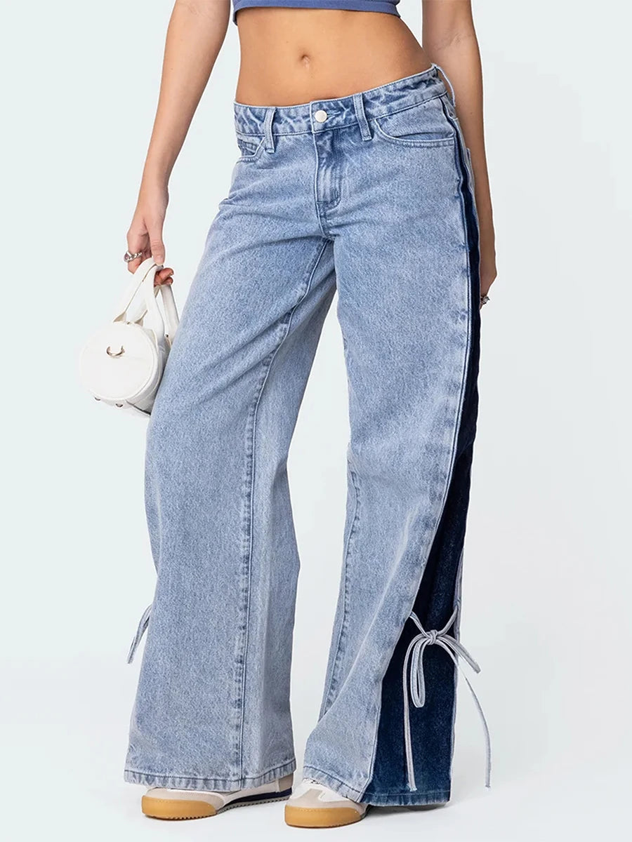 Womens Oversized Denim Pants