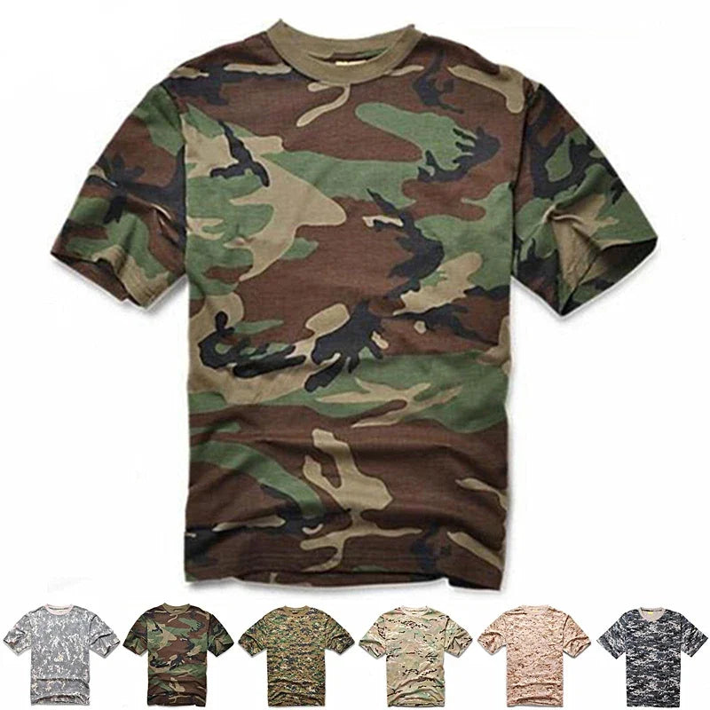 Mens Camouflage Hunting T-Shirt