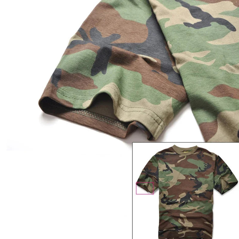 Mens Camouflage Hunting T-Shirt