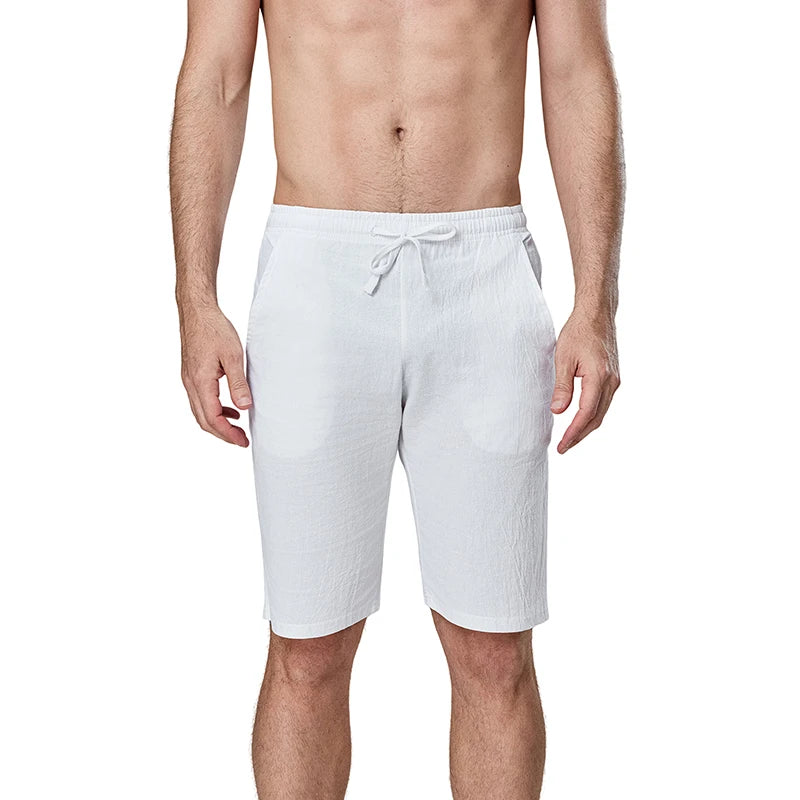 Mens Stylish Solid Color Casual Shorts